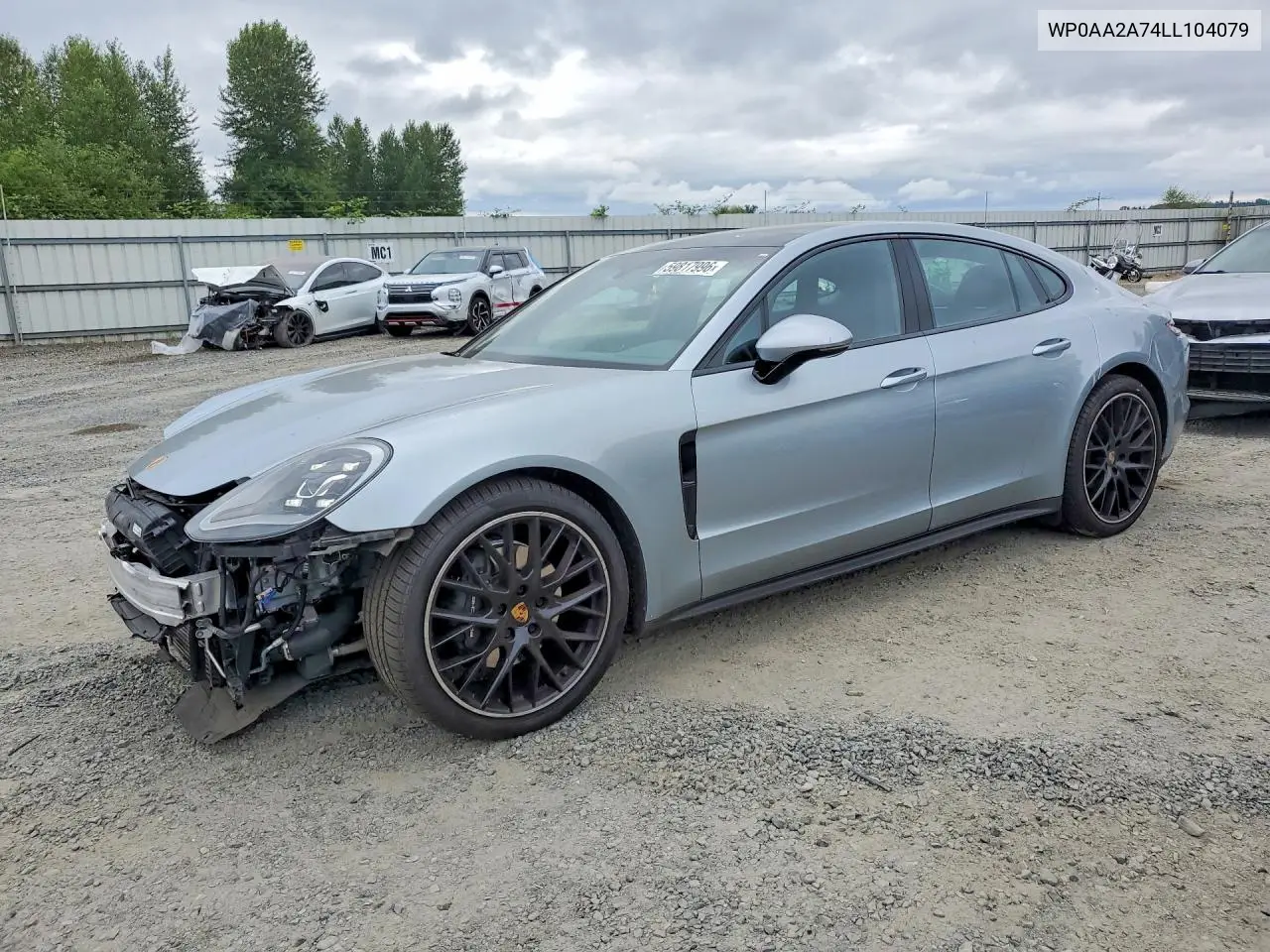 2020 Porsche Panamera Base VIN: WP0AA2A74LL104079 Lot: 59817996