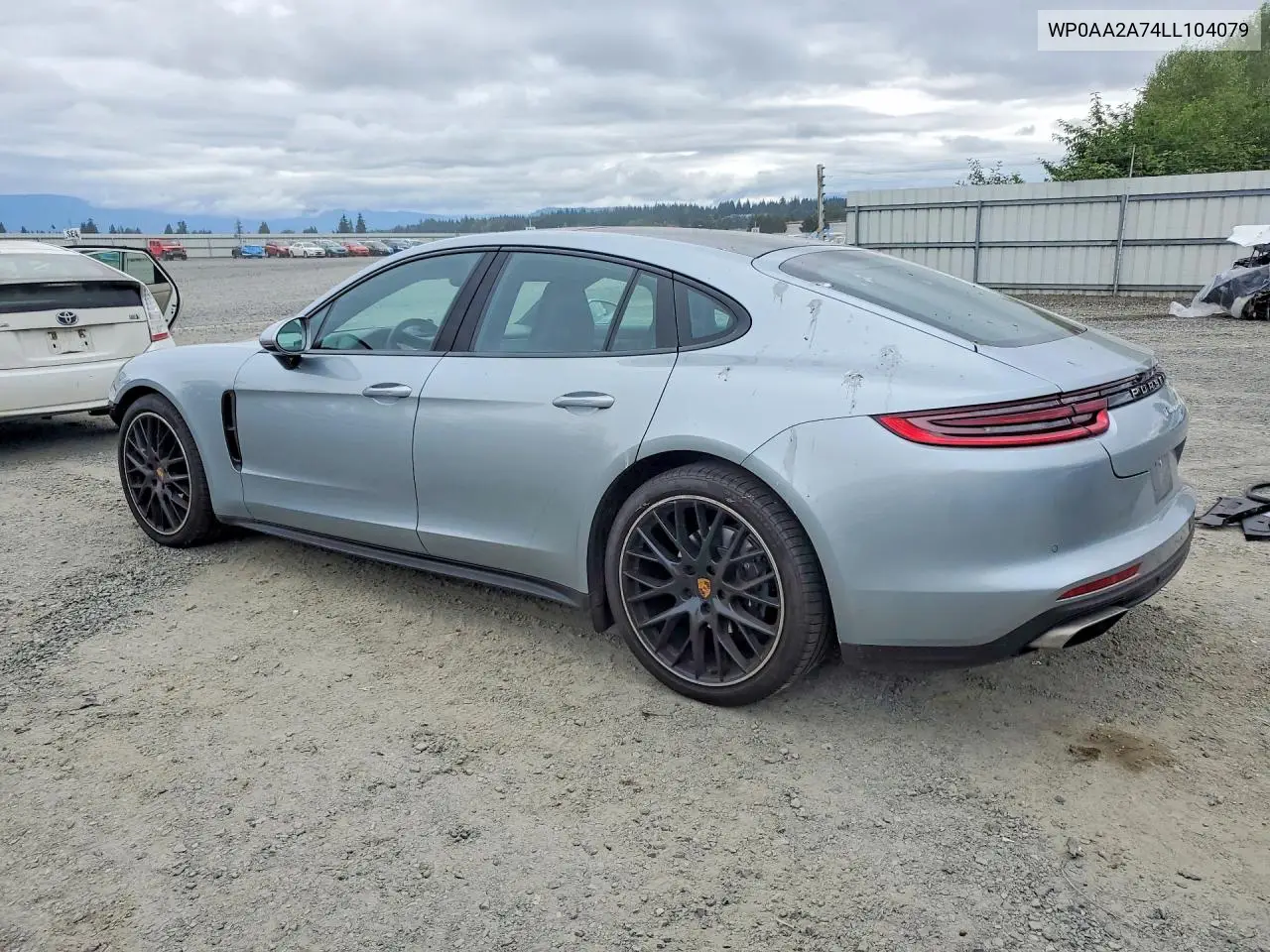 2020 Porsche Panamera Base VIN: WP0AA2A74LL104079 Lot: 59817996