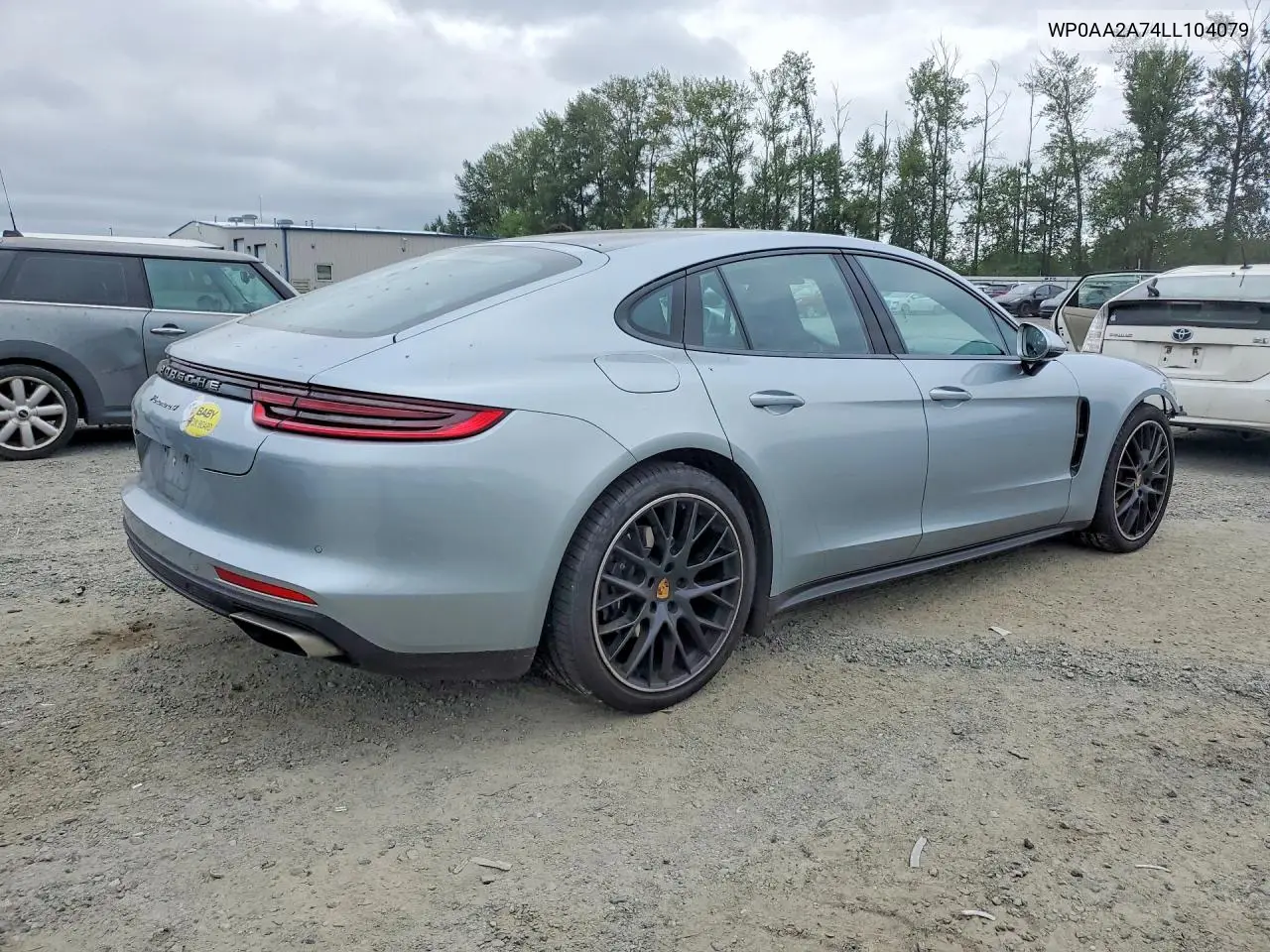 2020 Porsche Panamera Base VIN: WP0AA2A74LL104079 Lot: 59817996