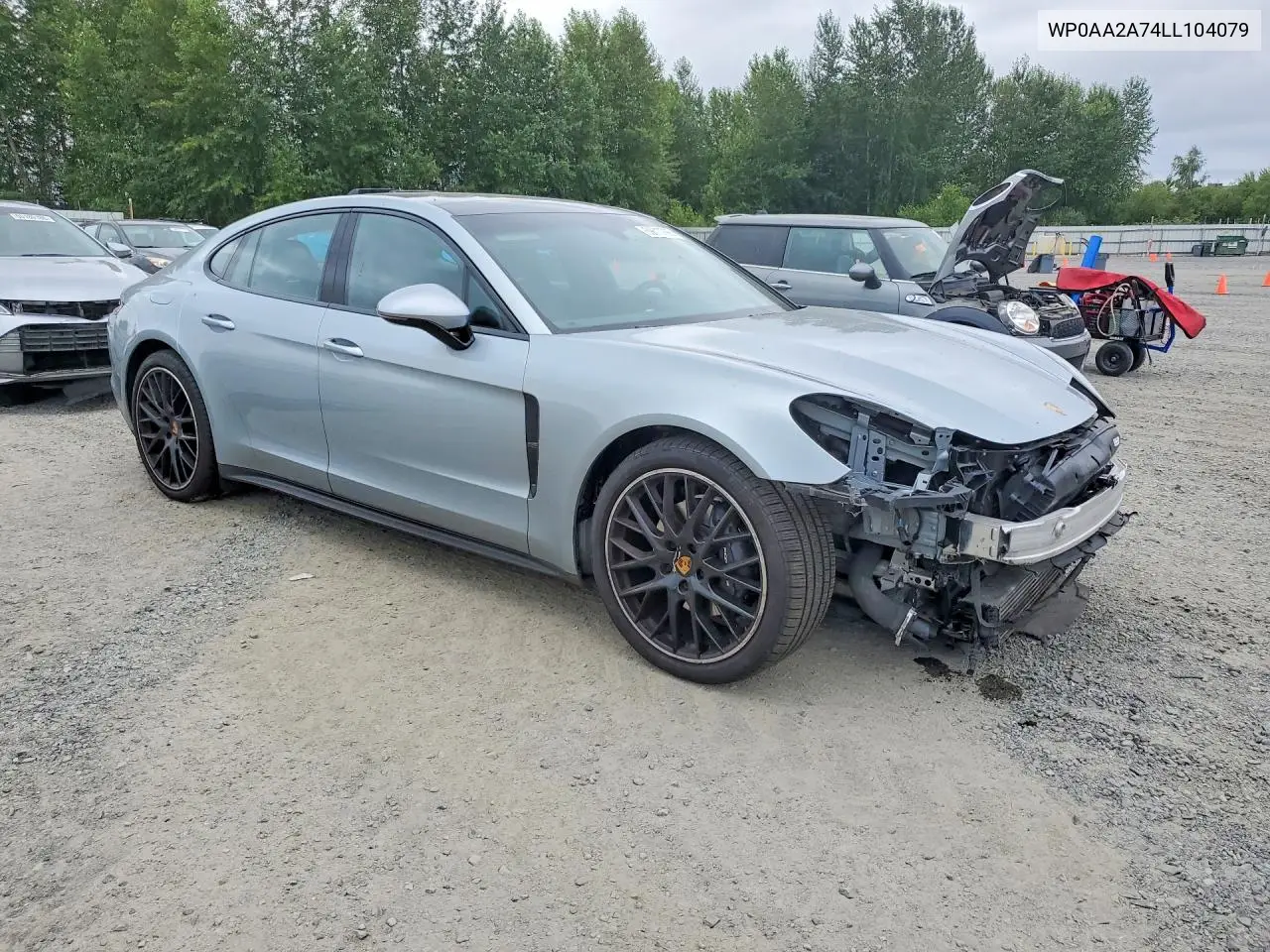 2020 Porsche Panamera Base VIN: WP0AA2A74LL104079 Lot: 59817996