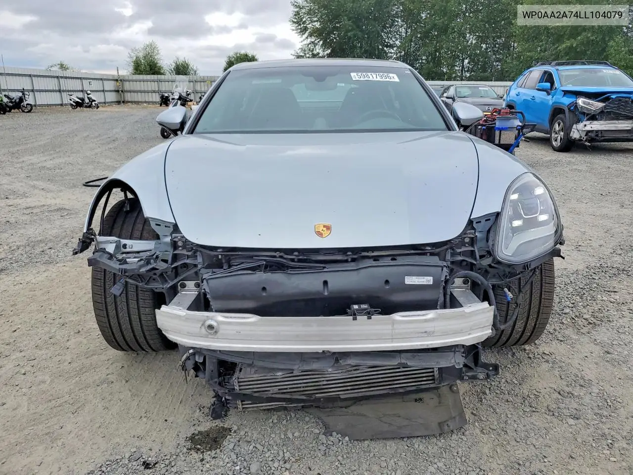 2020 Porsche Panamera Base VIN: WP0AA2A74LL104079 Lot: 59817996