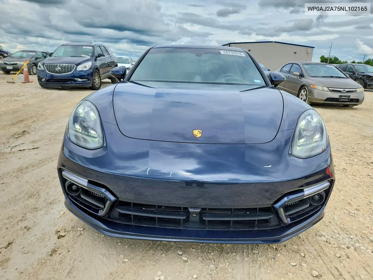 2022 Porsche Panamera Base VIN: WP0AJ2A75NL102165 Lot: 56732916