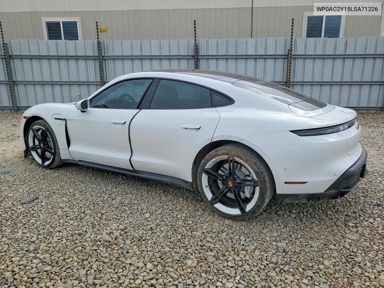 2020 Porsche Taycan Turbo VIN: WP0AC2Y15LSA71226 Lot: 49933676
