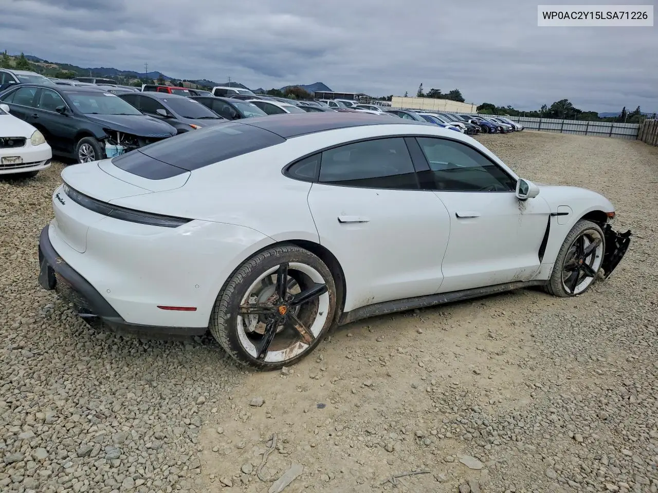 2020 Porsche Taycan Turbo VIN: WP0AC2Y15LSA71226 Lot: 49933676