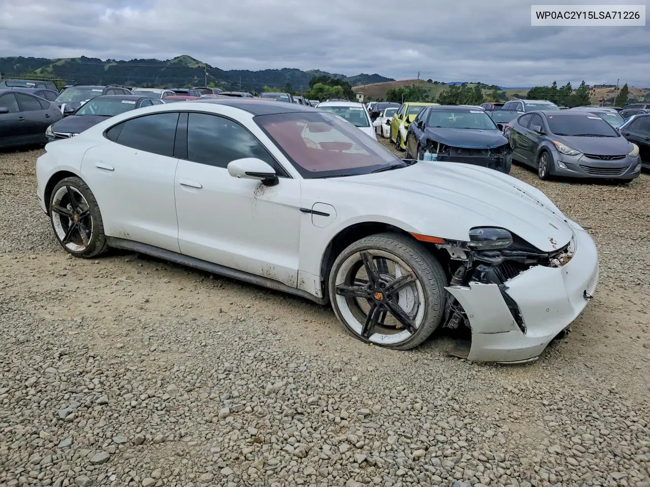 2020 Porsche Taycan Turbo VIN: WP0AC2Y15LSA71226 Lot: 49933676