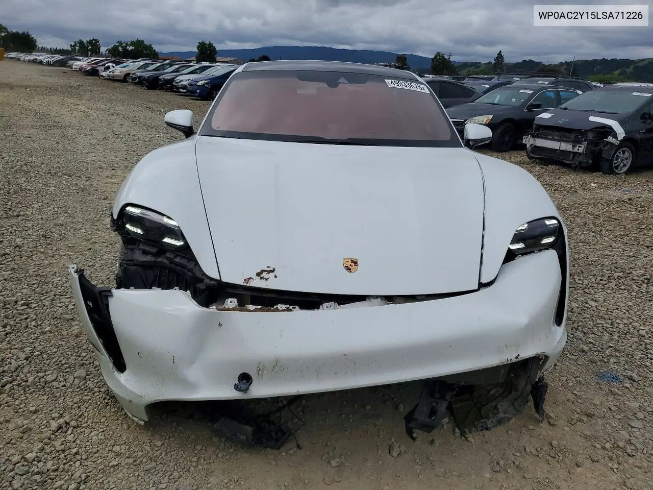 2020 Porsche Taycan Turbo VIN: WP0AC2Y15LSA71226 Lot: 49933676