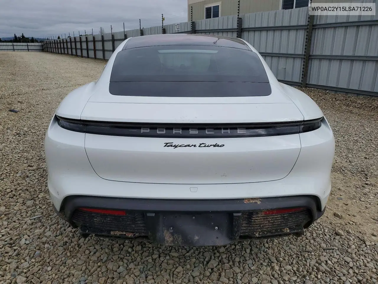 2020 Porsche Taycan Turbo VIN: WP0AC2Y15LSA71226 Lot: 49933676