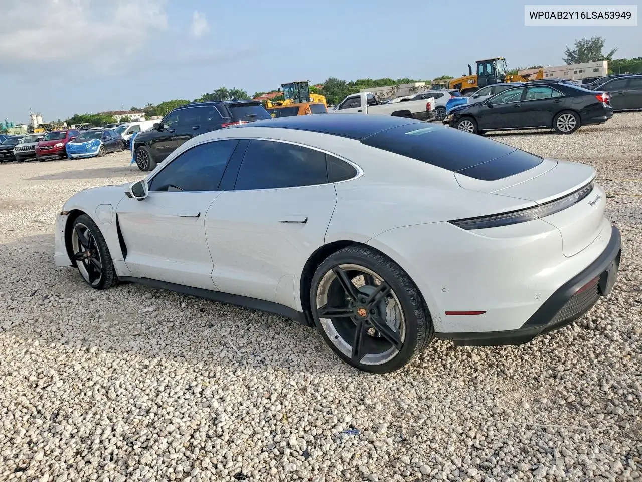 2020 Porsche Taycan 4S VIN: WP0AB2Y16LSA53949 Lot: 59883666