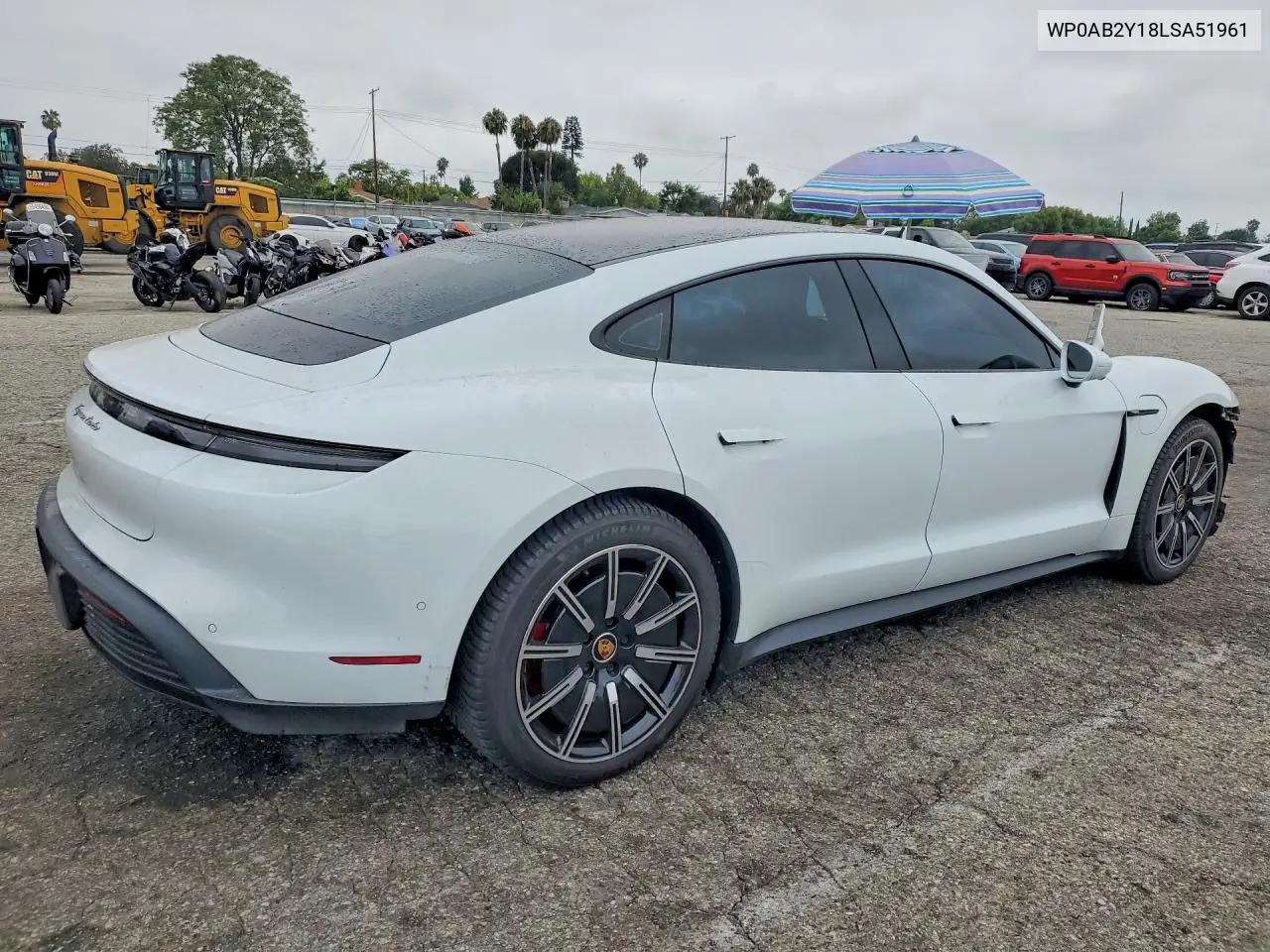 2020 Porsche Taycan 4S VIN: WP0AB2Y18LSA51961 Lot: 59889196