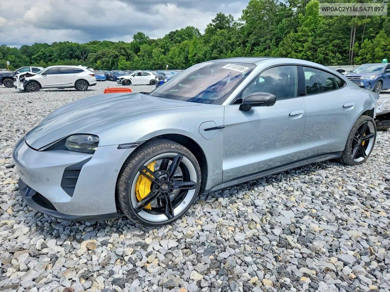 2020 Porsche Taycan Turbo/Turbo S VIN: WP0AC2Y18LSA71897 Lot: 61133186