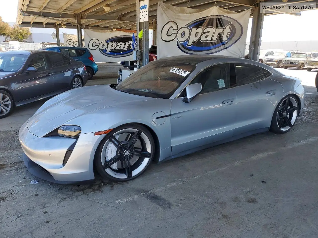 2020 Porsche Taycan 4S VIN: WP0AB2Y14LSA51276 Lot: 61231306