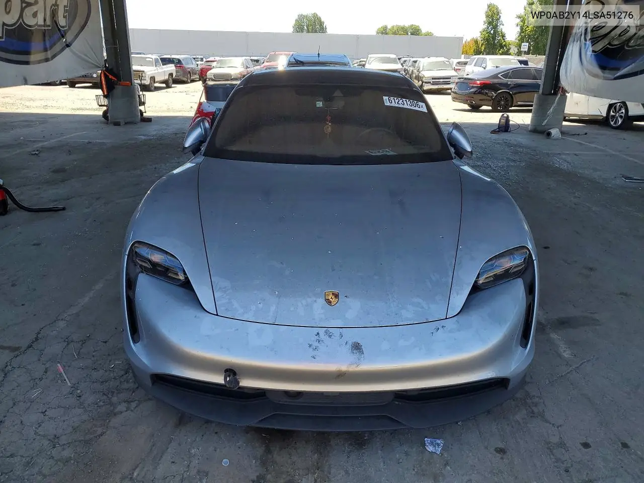 2020 Porsche Taycan 4S VIN: WP0AB2Y14LSA51276 Lot: 61231306