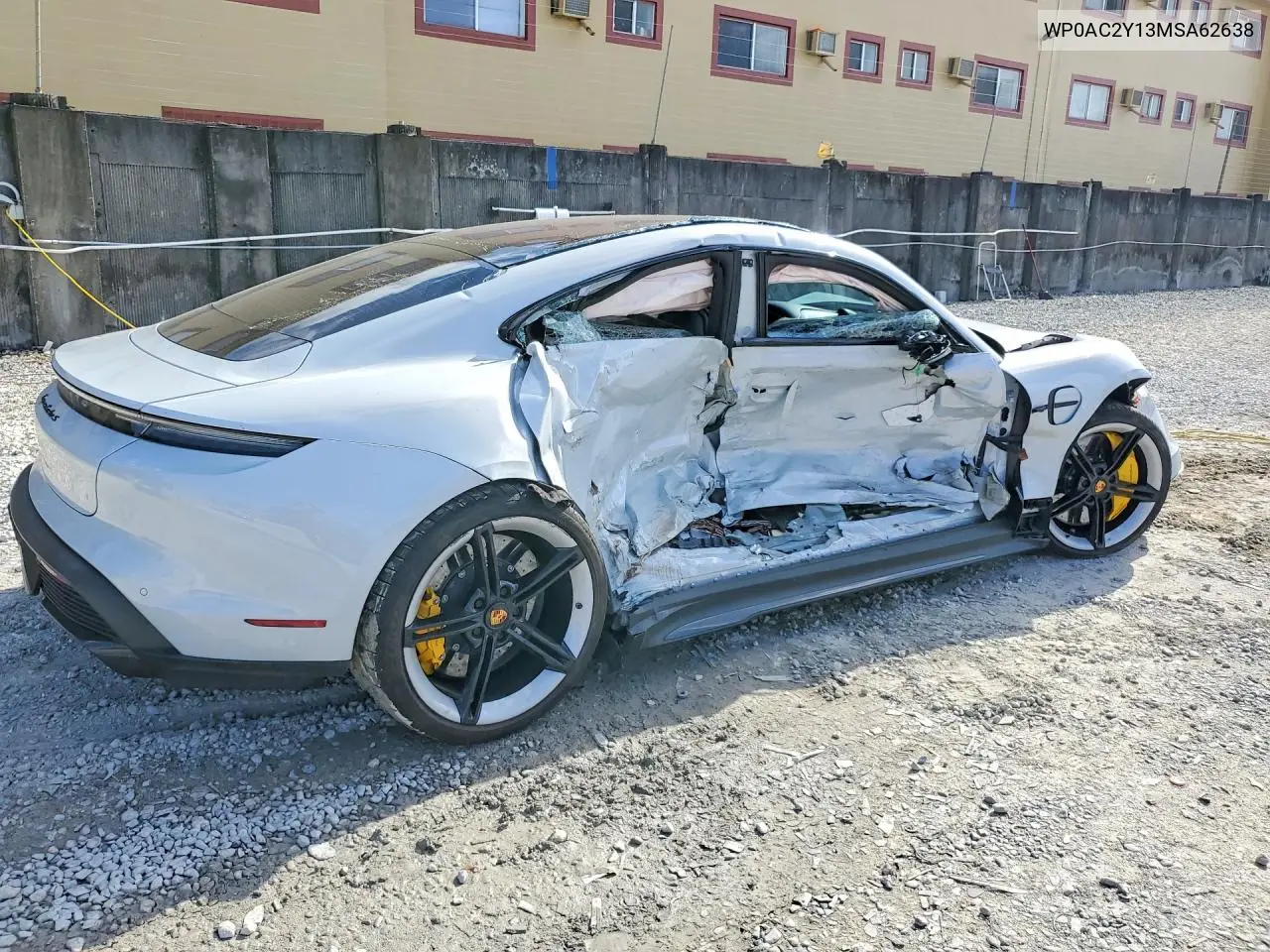 2021 Porsche Taycan Turbo VIN: WP0AC2Y13MSA62638 Lot: 48467566