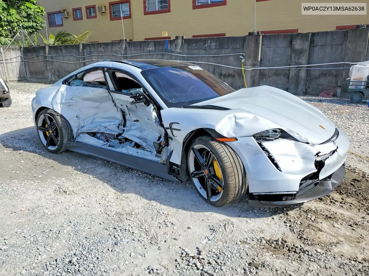 2021 Porsche Taycan Turbo VIN: WP0AC2Y13MSA62638 Lot: 48467566