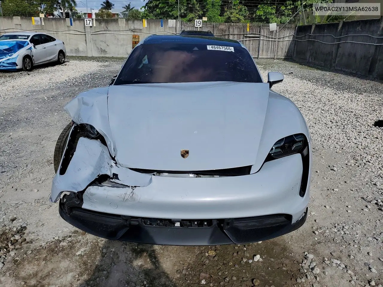 2021 Porsche Taycan Turbo VIN: WP0AC2Y13MSA62638 Lot: 48467566