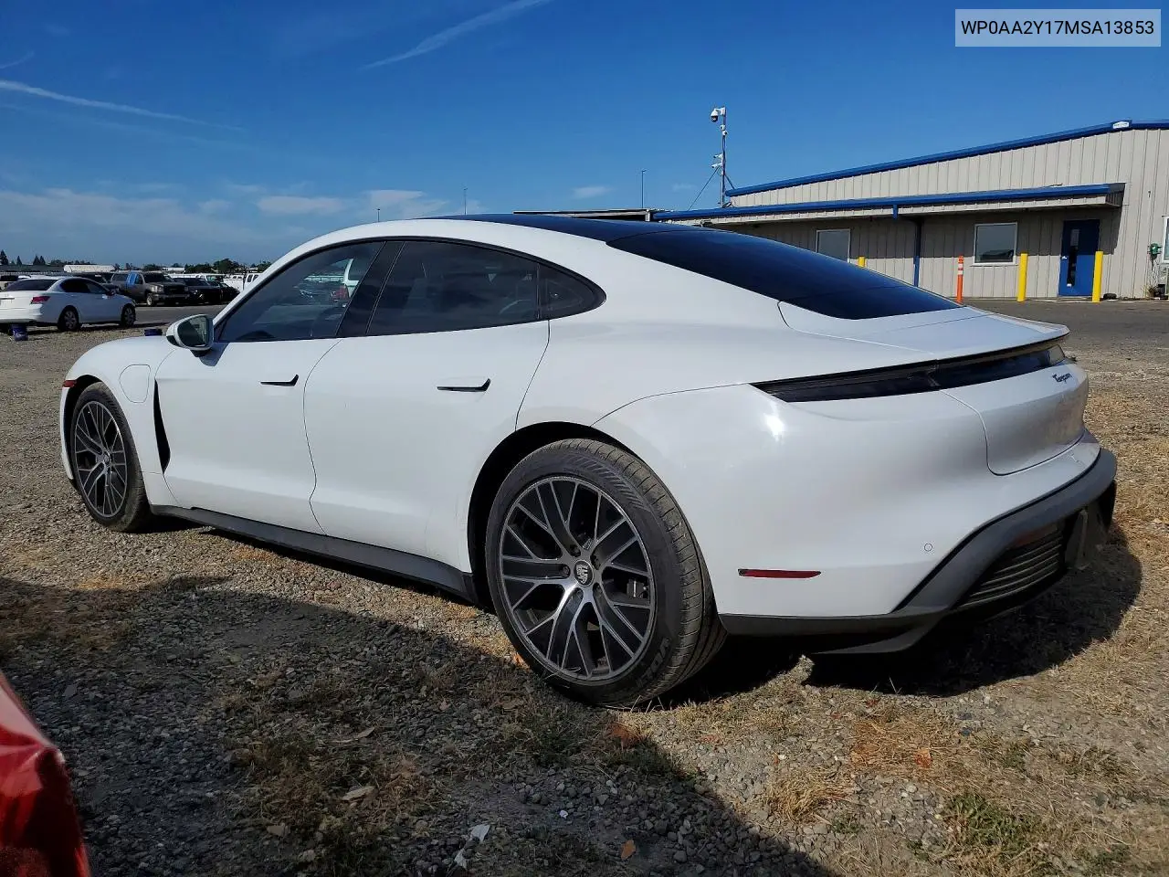 2021 Porsche Taycan VIN: WP0AA2Y17MSA13853 Lot: 54898856