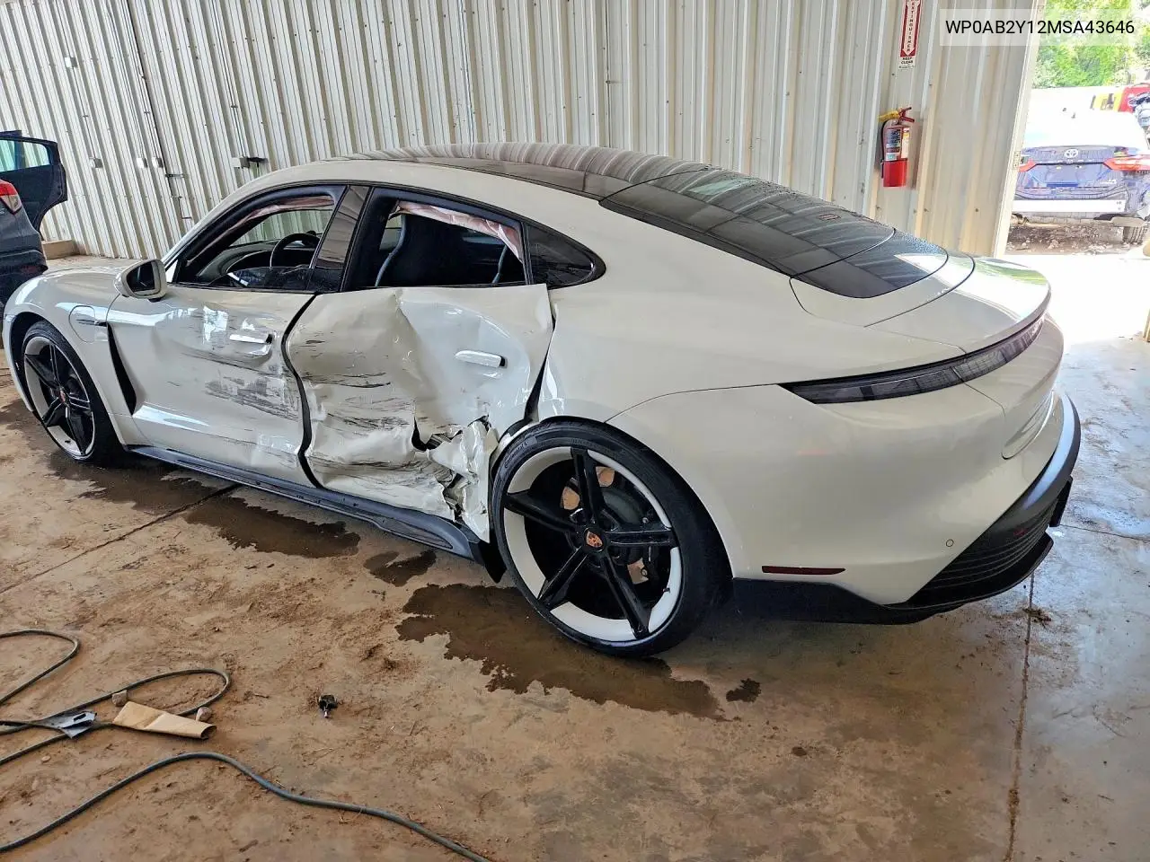 2021 Porsche Taycan 4S VIN: WP0AB2Y12MSA43646 Lot: 60053026