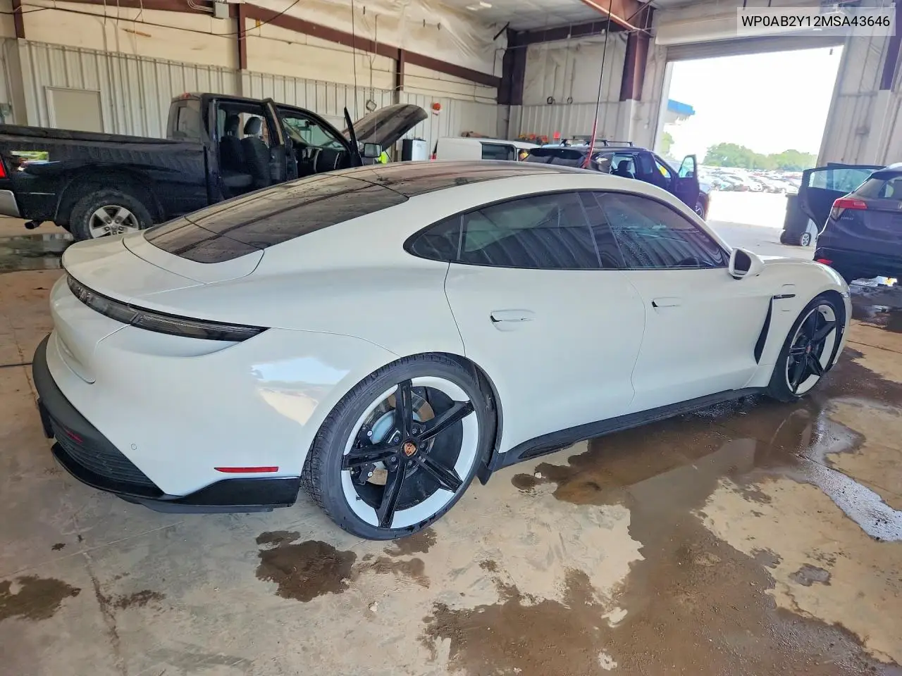 2021 Porsche Taycan 4S VIN: WP0AB2Y12MSA43646 Lot: 60053026