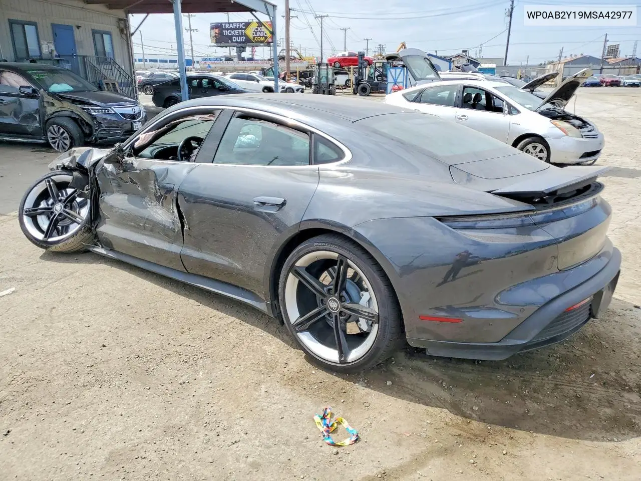 2021 Porsche Taycan 4S VIN: WP0AB2Y19MSA42977 Lot: 60640996