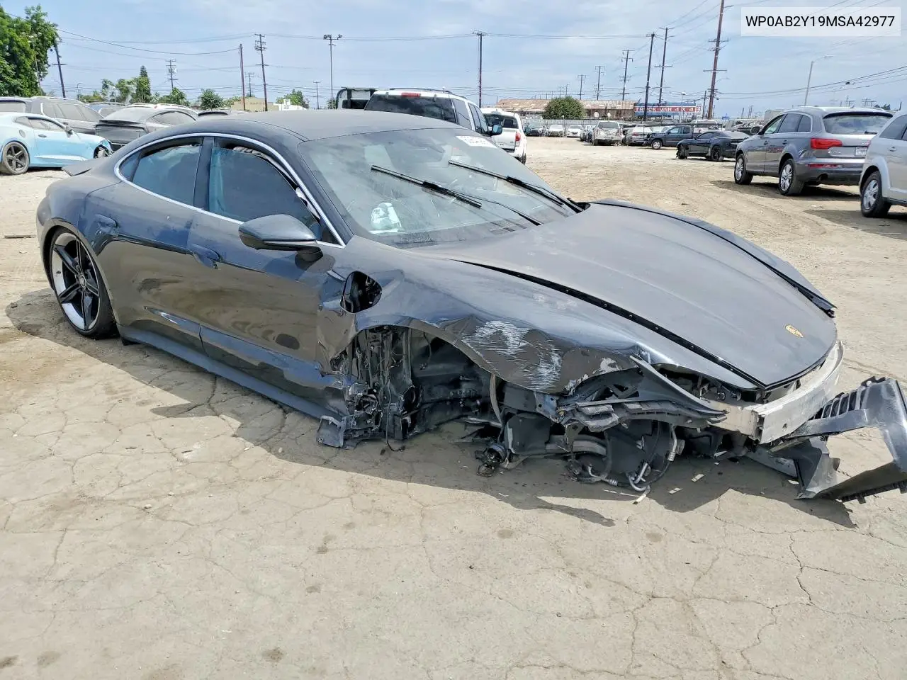 2021 Porsche Taycan 4S VIN: WP0AB2Y19MSA42977 Lot: 60640996