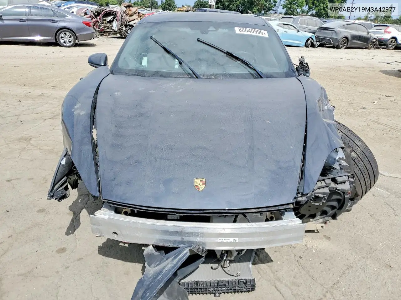 2021 Porsche Taycan 4S VIN: WP0AB2Y19MSA42977 Lot: 60640996