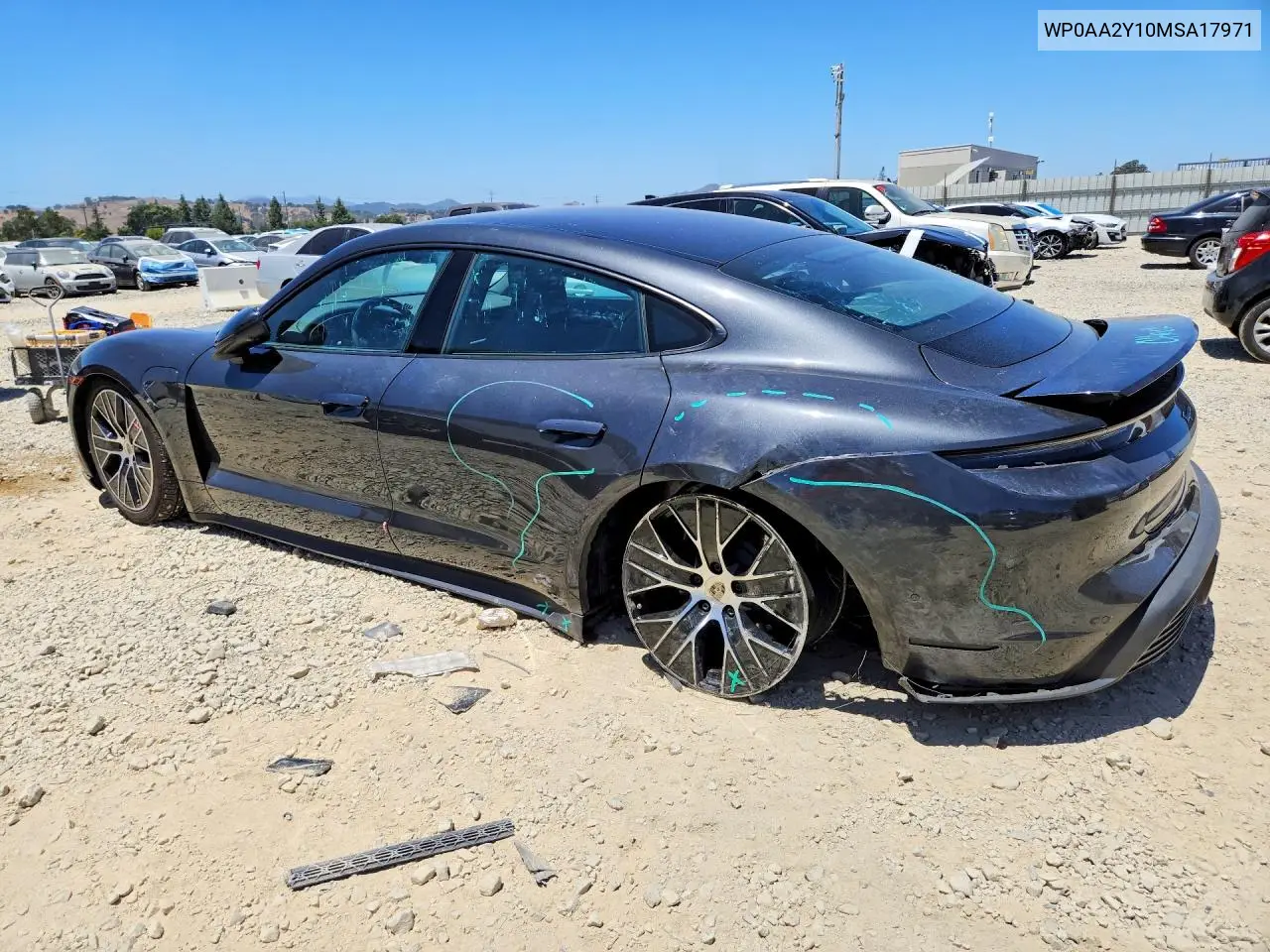 2021 Porsche Taycan VIN: WP0AA2Y10MSA17971 Lot: 60887036