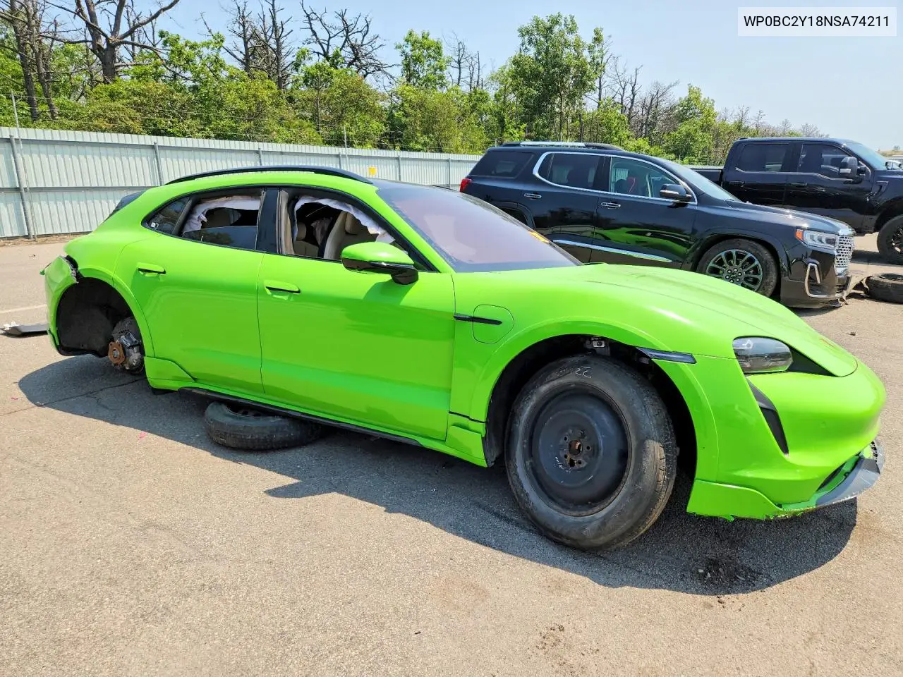 2022 Porsche Taycan Cross Turismo Turbo VIN: WP0BC2Y18NSA74211 Lot: 47504116