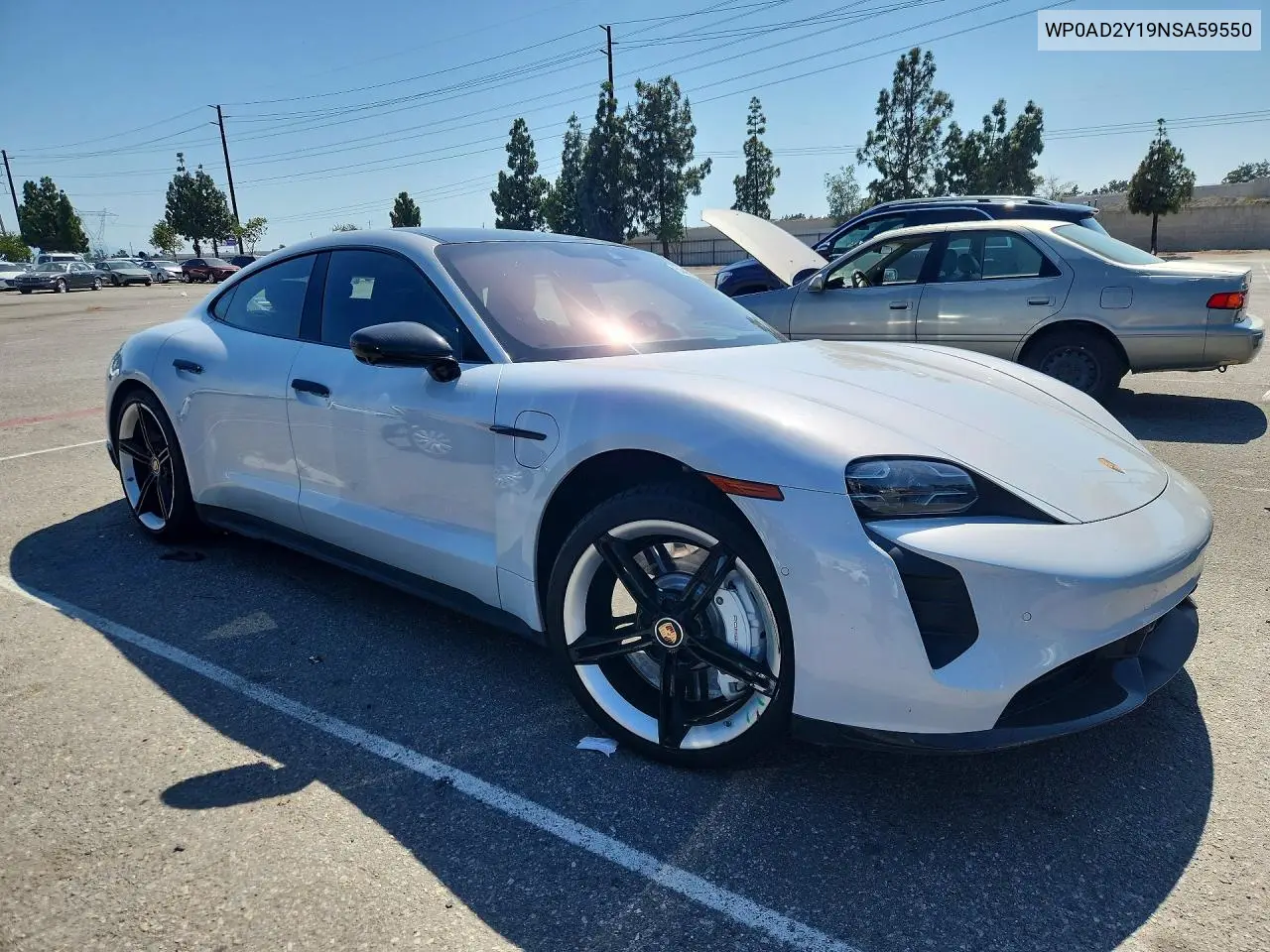 2022 Porsche Taycan Gts VIN: WP0AD2Y19NSA59550 Lot: 54450306