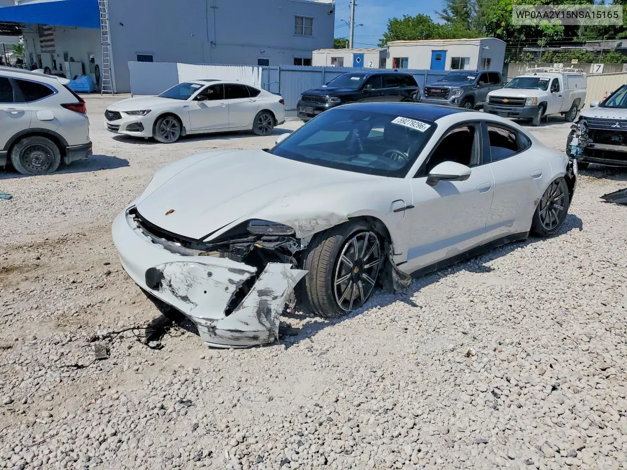 WP0AA2Y15NSA15165 2022 Porsche Taycan