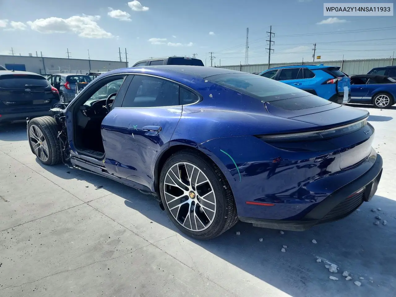 2022 Porsche Taycan VIN: WP0AA2Y14NSA11933 Lot: 59347286