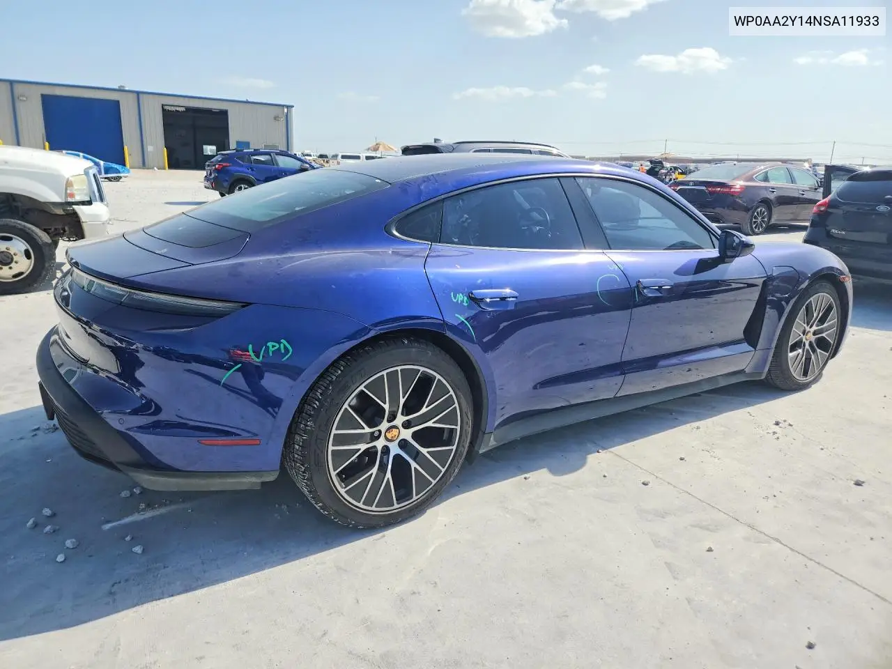 2022 Porsche Taycan VIN: WP0AA2Y14NSA11933 Lot: 59347286