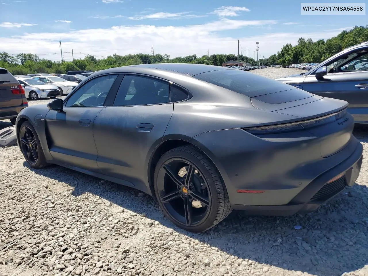 2022 Porsche Taycan Turbo VIN: WP0AC2Y17NSA54558 Lot: 61182326