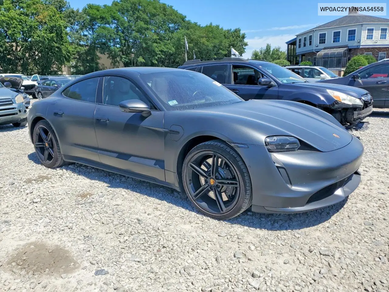 2022 Porsche Taycan Turbo VIN: WP0AC2Y17NSA54558 Lot: 61182326