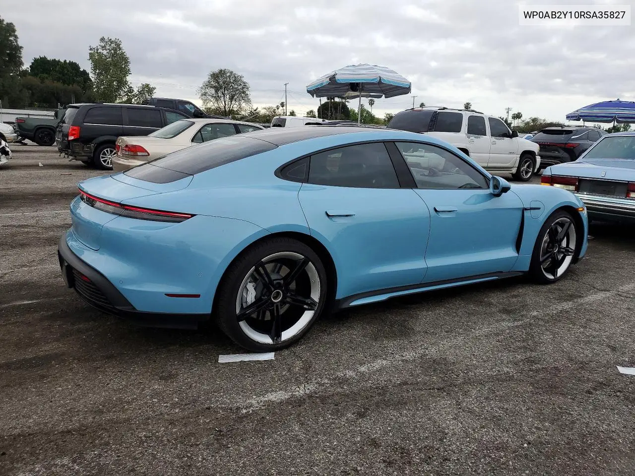 2024 Porsche Taycan 4S VIN: WP0AB2Y10RSA35827 Lot: 47358376
