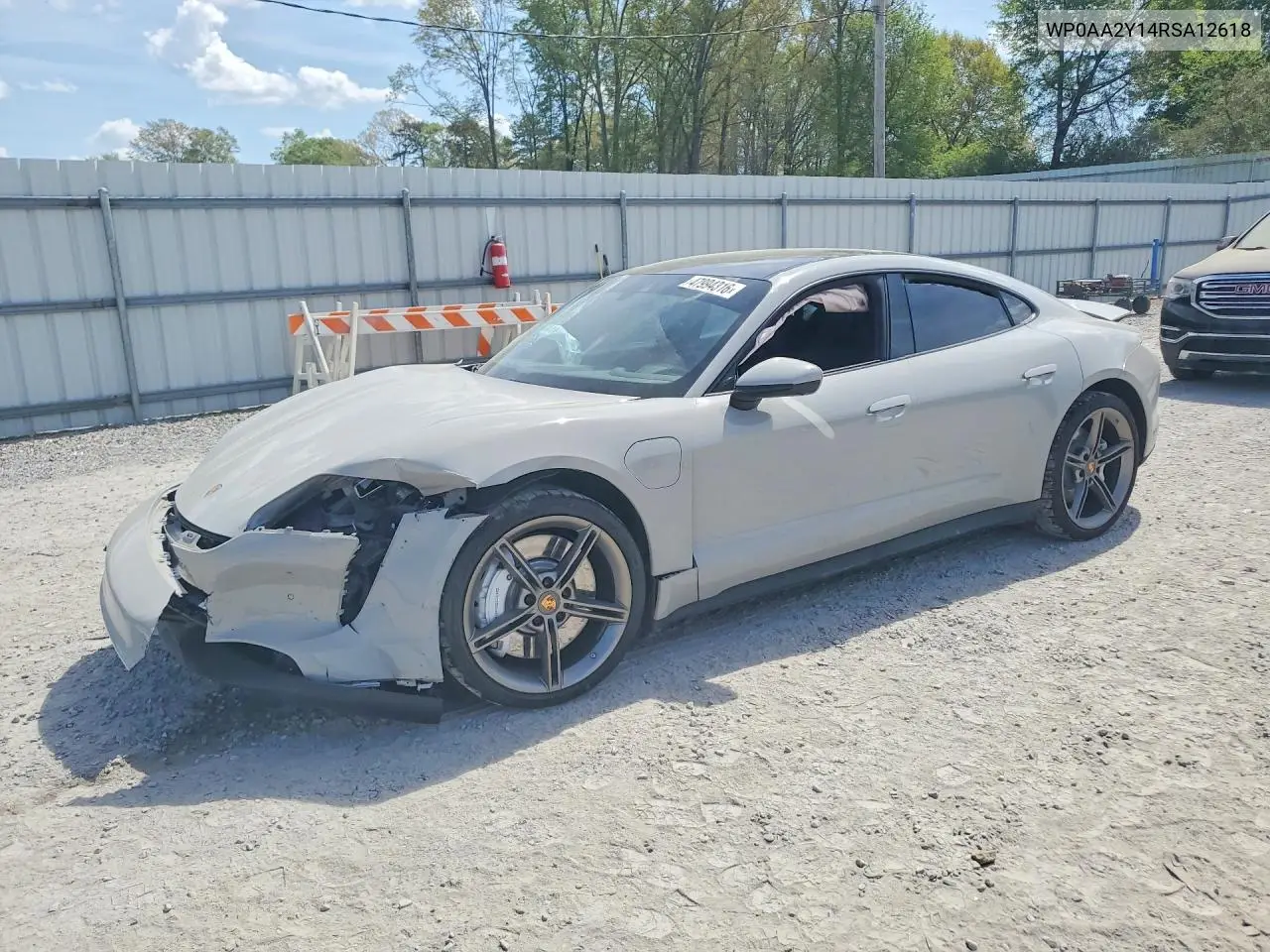 2024 Porsche Taycan VIN: WP0AA2Y14RSA12618 Lot: 47994316