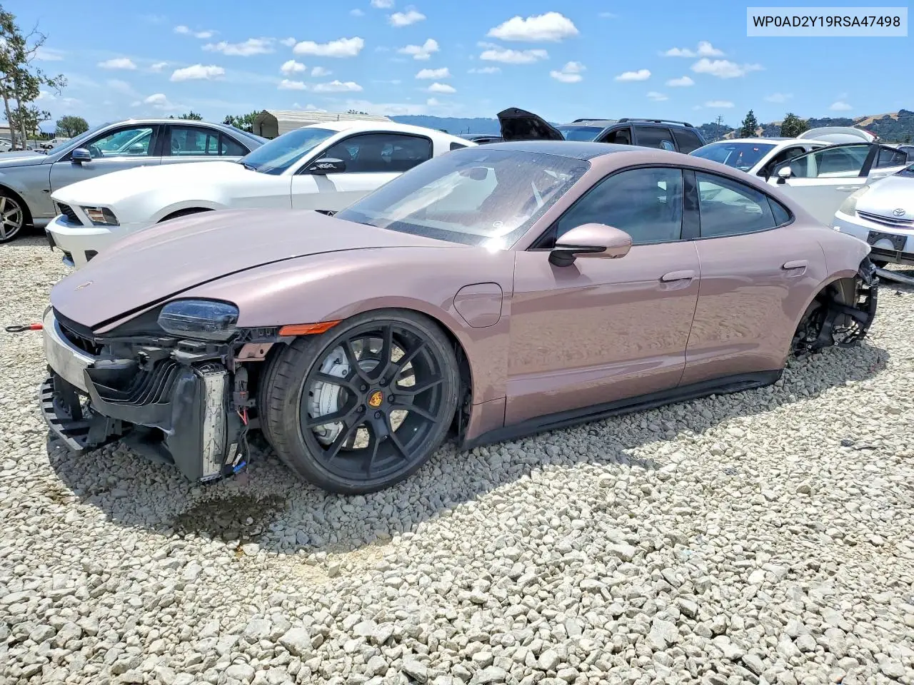2024 Porsche Taycan Gts VIN: WP0AD2Y19RSA47498 Lot: 55035316
