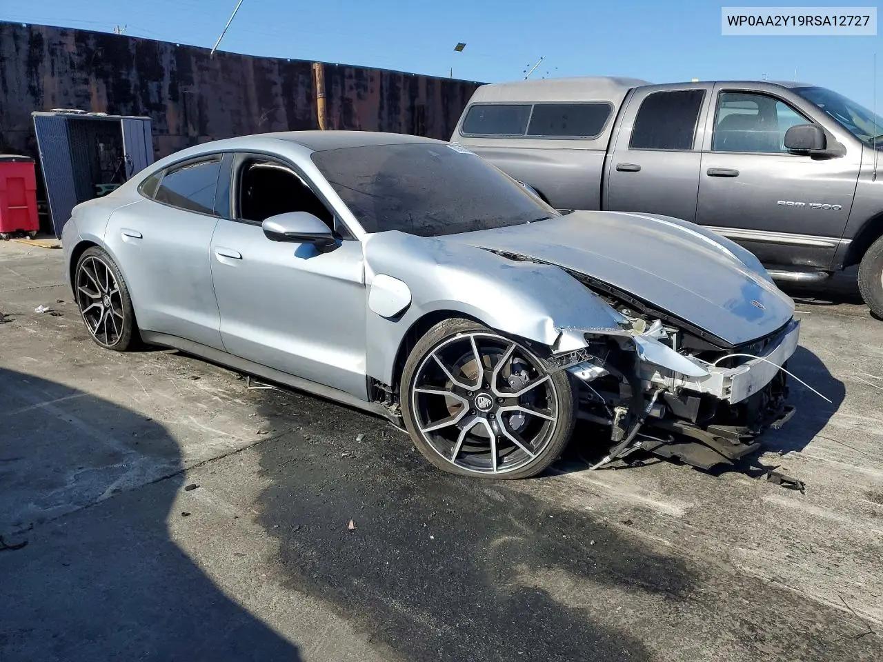 2024 Porsche Taycan VIN: WP0AA2Y19RSA12727 Lot: 60590186