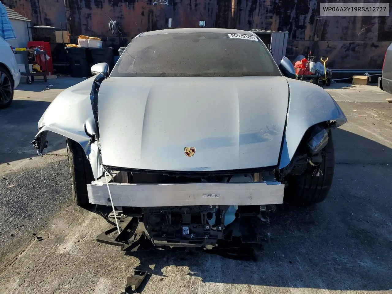 2024 Porsche Taycan VIN: WP0AA2Y19RSA12727 Lot: 60590186