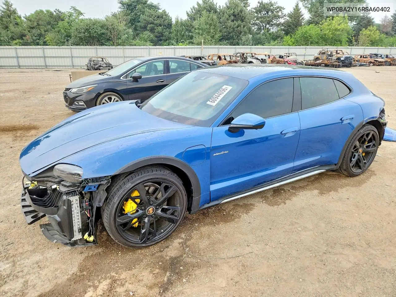 2024 Porsche Taycan Cross Turismo 4 VIN: WP0BA2Y16RSA60402 Lot: 60944096