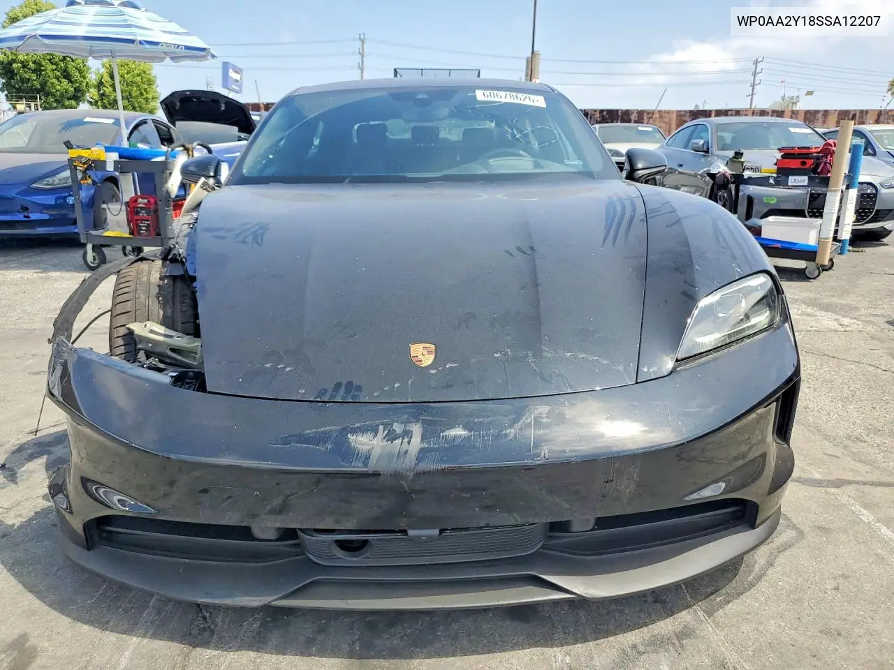 2025 Porsche Taycan Base VIN: WP0AA2Y18SSA12207 Lot: 60678626