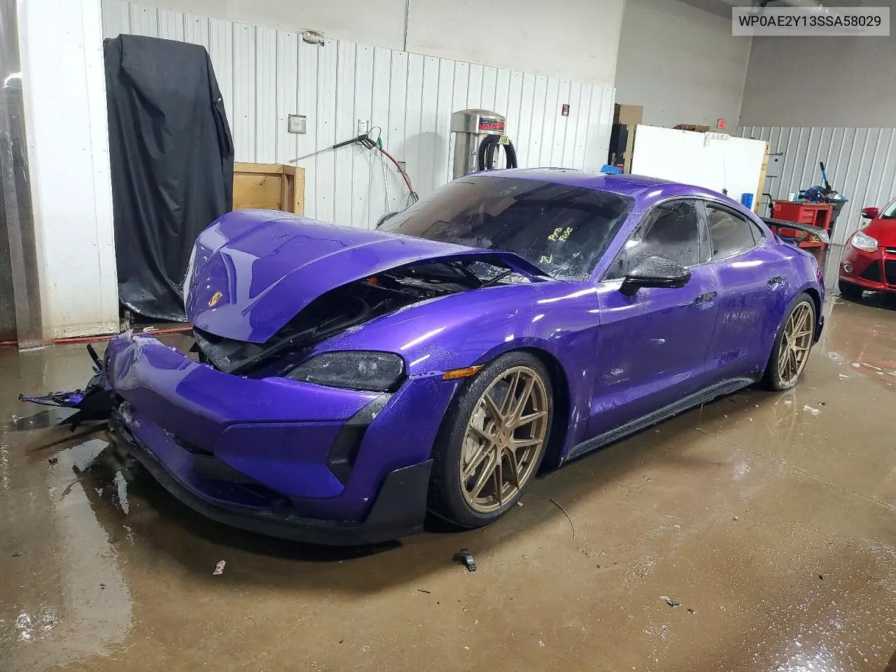 2025 Porsche Taycan Turbo Gt VIN: WP0AE2Y13SSA58029 Lot: 74401605