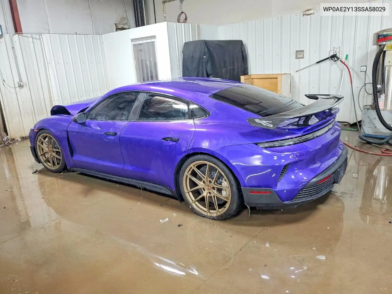 2025 Porsche Taycan Turbo Gt VIN: WP0AE2Y13SSA58029 Lot: 74401605