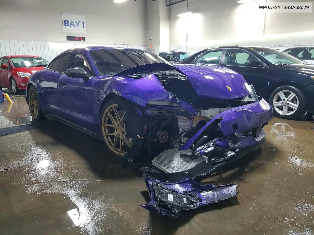 2025 Porsche Taycan Turbo Gt VIN: WP0AE2Y13SSA58029 Lot: 74401605