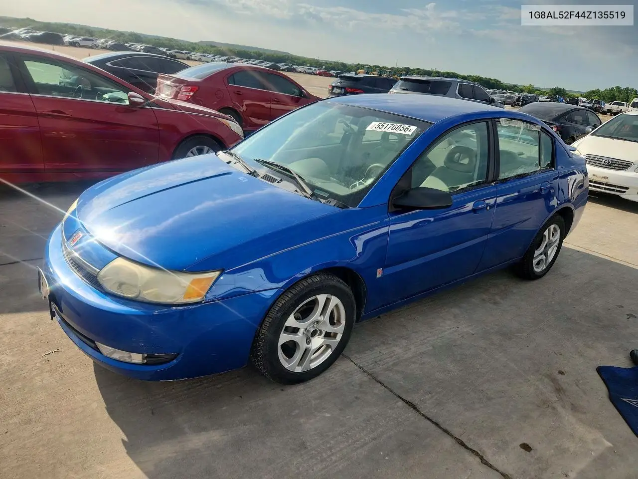 2004 Saturn Ion Level 3 VIN: 1G8AL52F44Z135519 Lot: 55176056