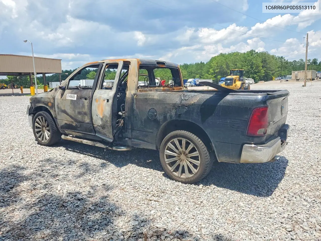 2013 Ram 1500 Slt VIN: 1C6RR6GP0DS513110 Lot: 61496456