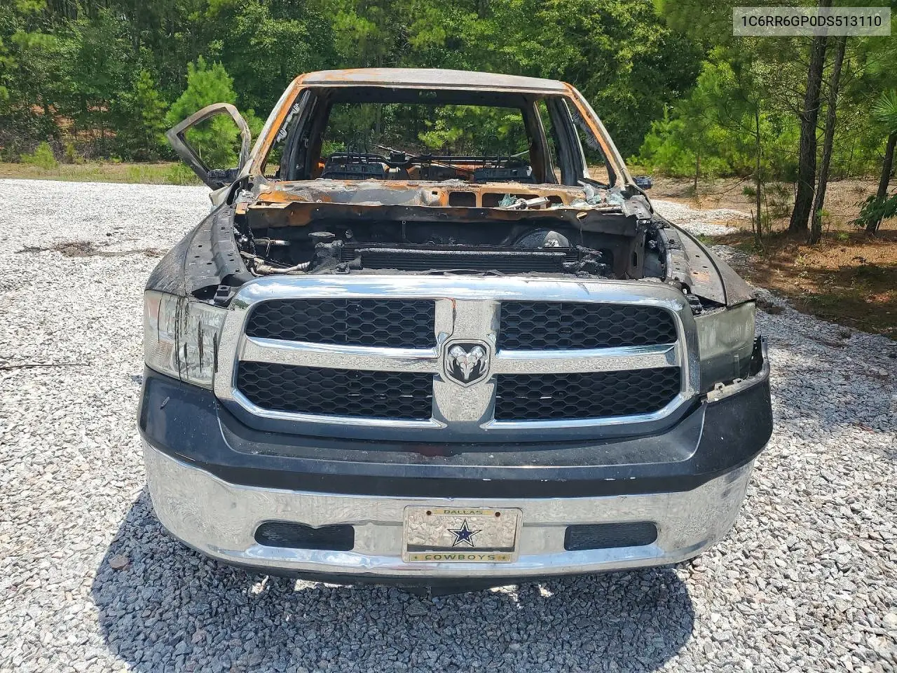 2013 Ram 1500 Slt VIN: 1C6RR6GP0DS513110 Lot: 61496456
