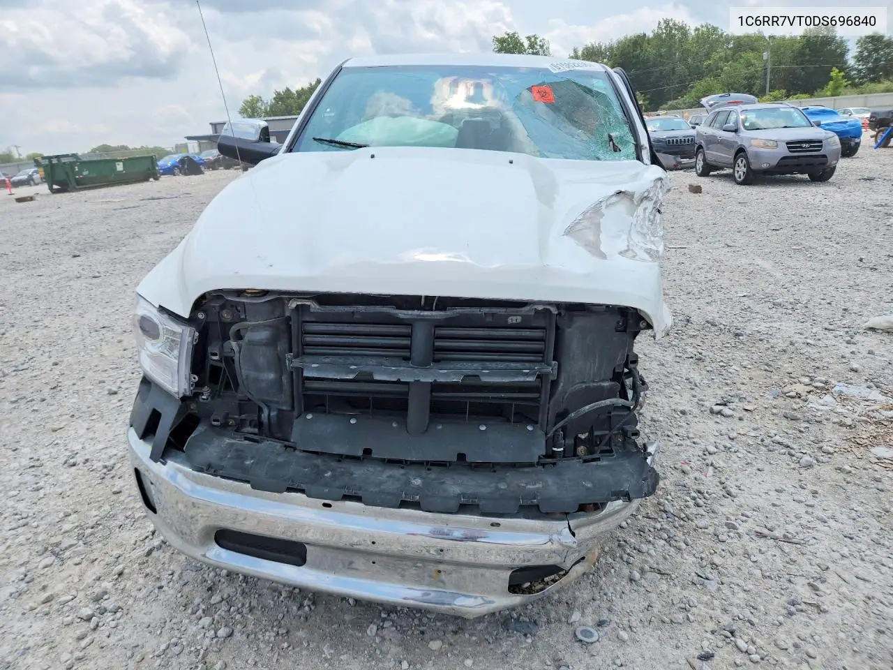 2013 Ram 1500 Laramie VIN: 1C6RR7VT0DS696840 Lot: 61582256