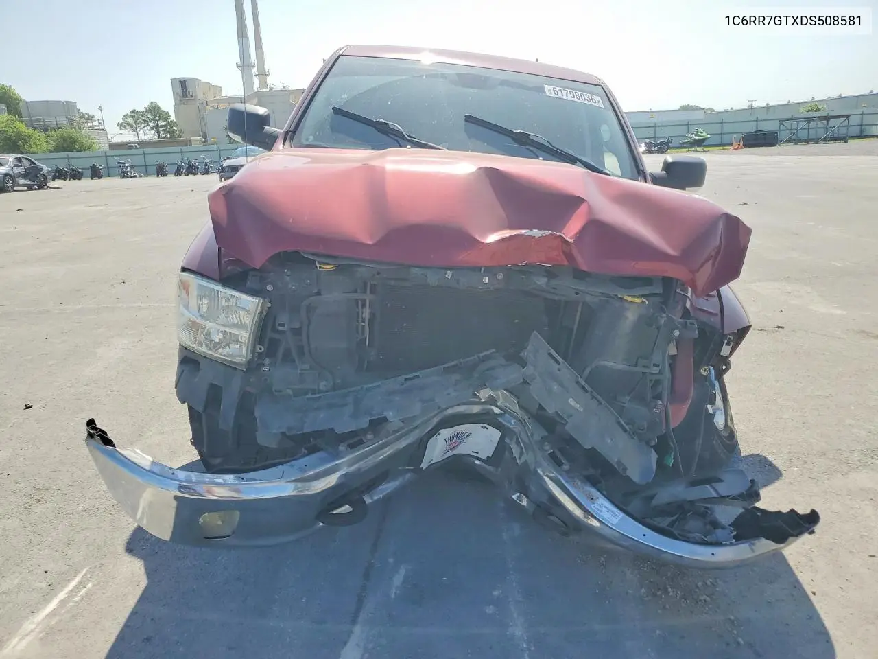 2013 Ram 1500 Slt VIN: 1C6RR7GTXDS508581 Lot: 61798036