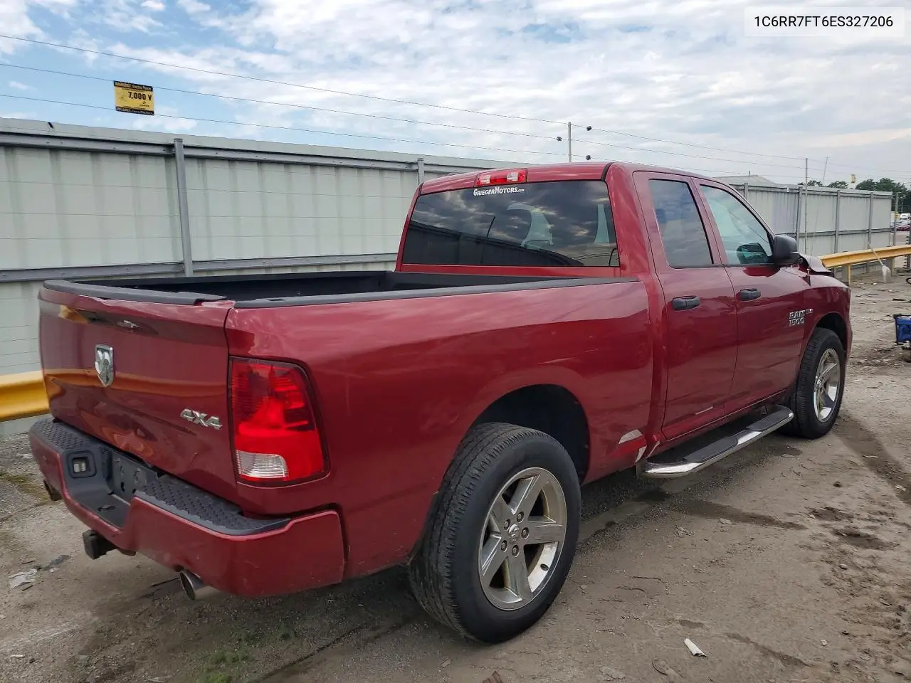 2014 Ram 1500 St VIN: 1C6RR7FT6ES327206 Lot: 60600976