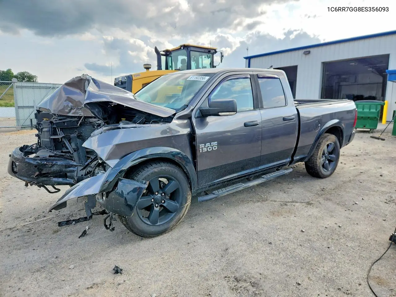2014 Ram 1500 Slt VIN: 1C6RR7GG8ES356093 Lot: 61192356